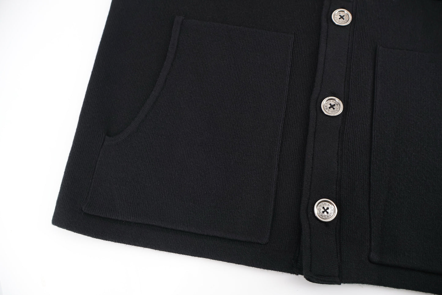 Chrome knitted cardigan