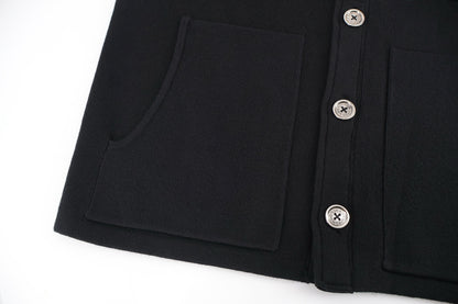 Chrome knitted cardigan