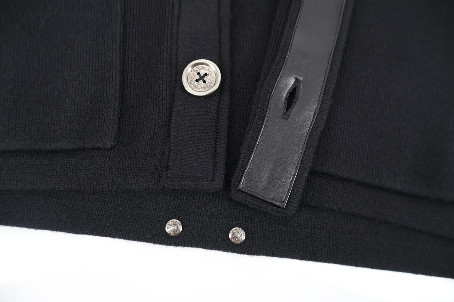 Chrome knitted cardigan