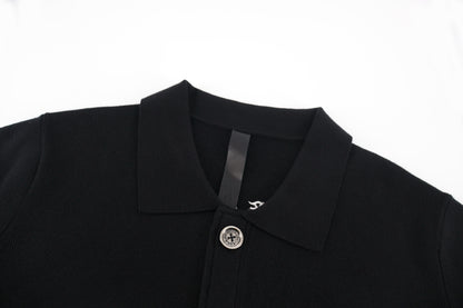 Chrome knitted cardigan