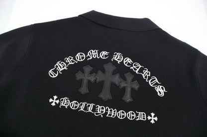 Chrome knitted cardigan