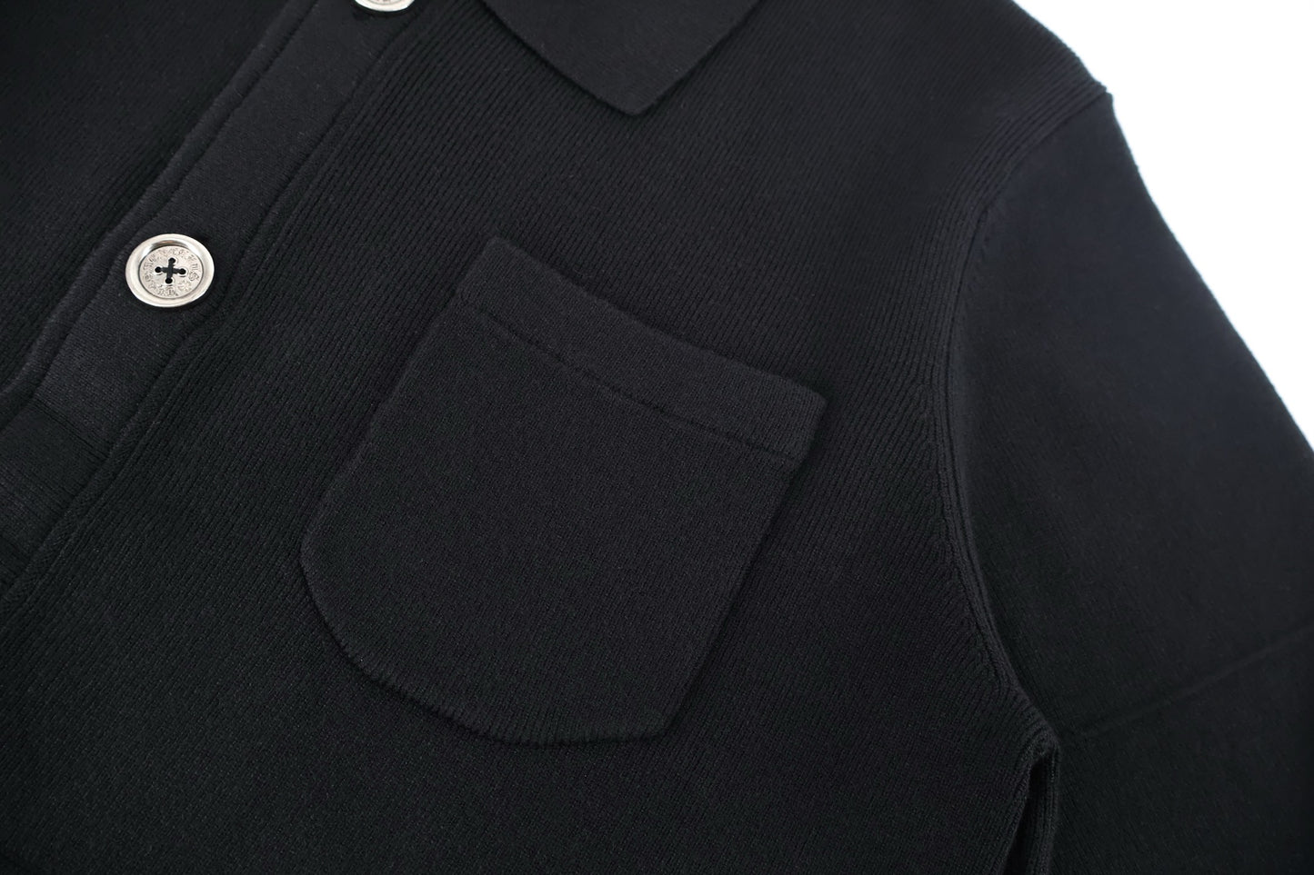 Chrome knitted cardigan