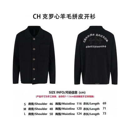 Chrome knitted cardigan