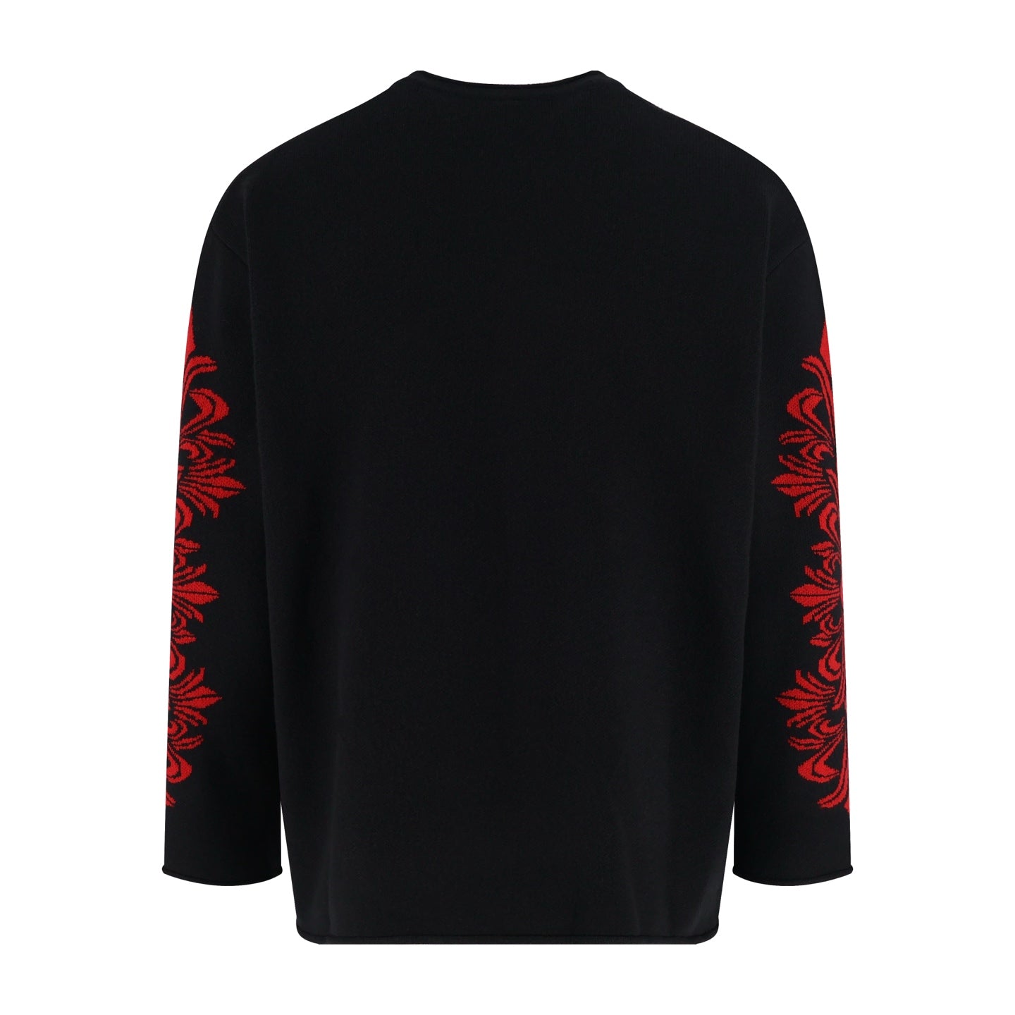 Chrome splicing sweater