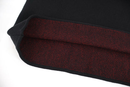 Chrome splicing sweater