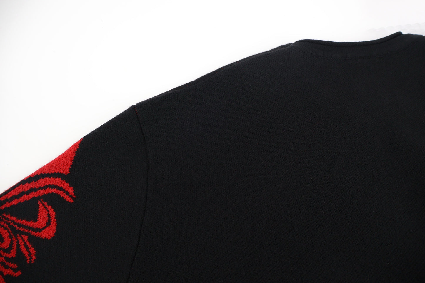 Chrome splicing sweater