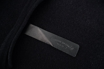 Chrome splicing sweater