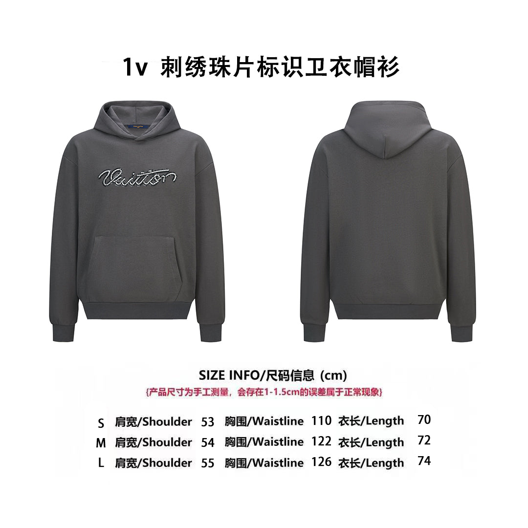 Louis embroidered hoodie
