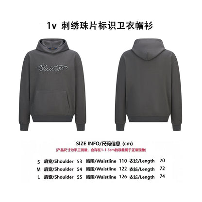 Louis embroidered hoodie