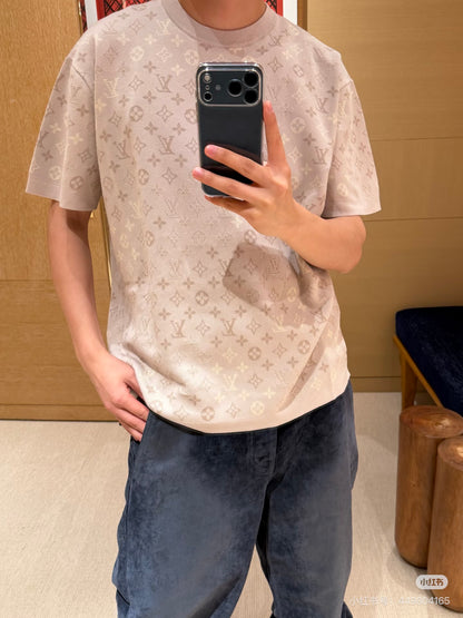 Louis subtle jacquard t-shirt