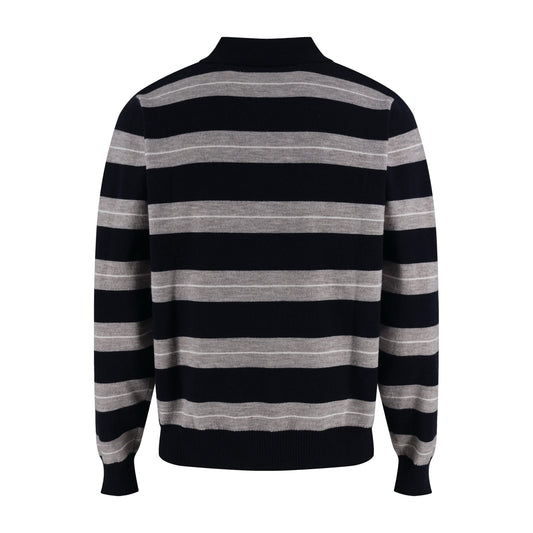 Miu half-zip polo shirt