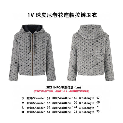 Louis zip-Up hoodie jacket