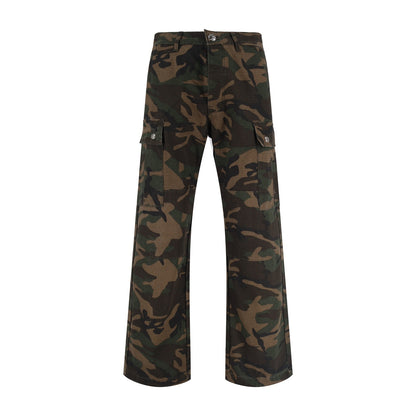 Chrome camouflage cargo pants