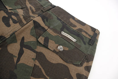 Chrome camouflage cargo pants
