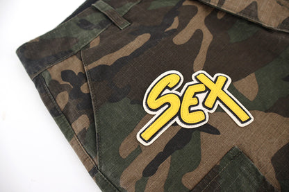 Chrome camouflage cargo pants