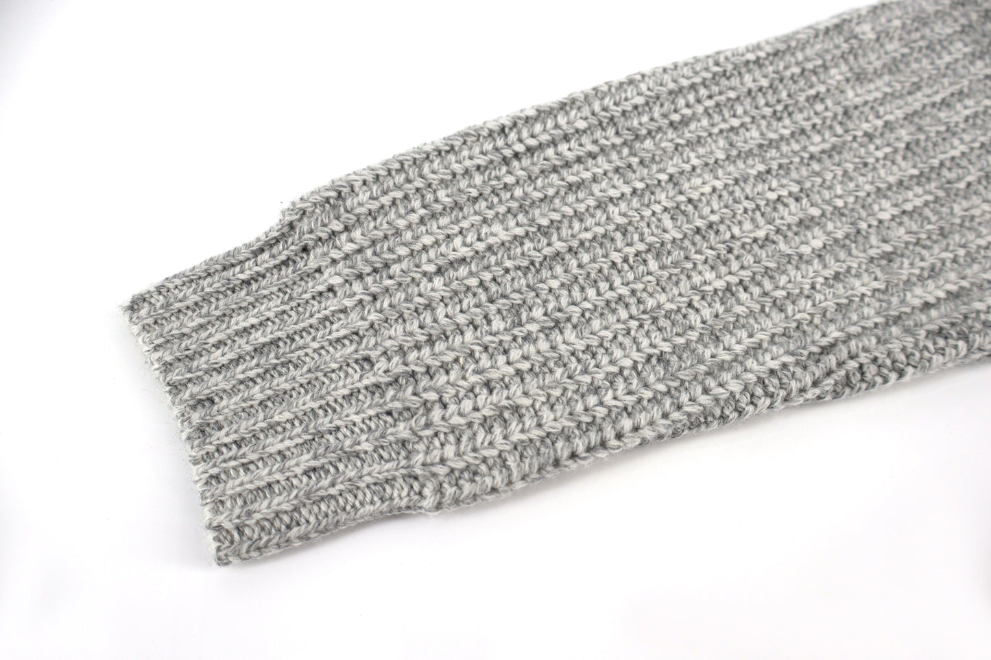 Stone knitted zip-up cardigan