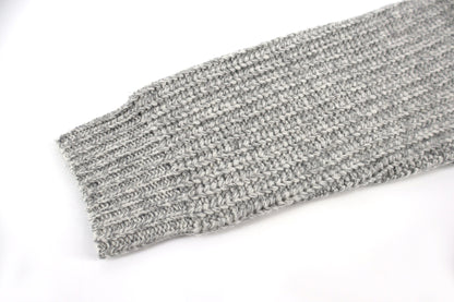 Stone knitted zip-up cardigan