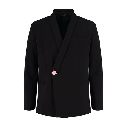 Louis solid color suit blazer