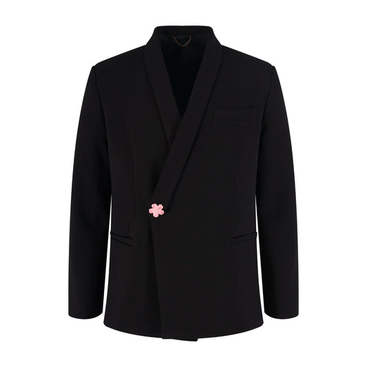 Louis solid color suit blazer