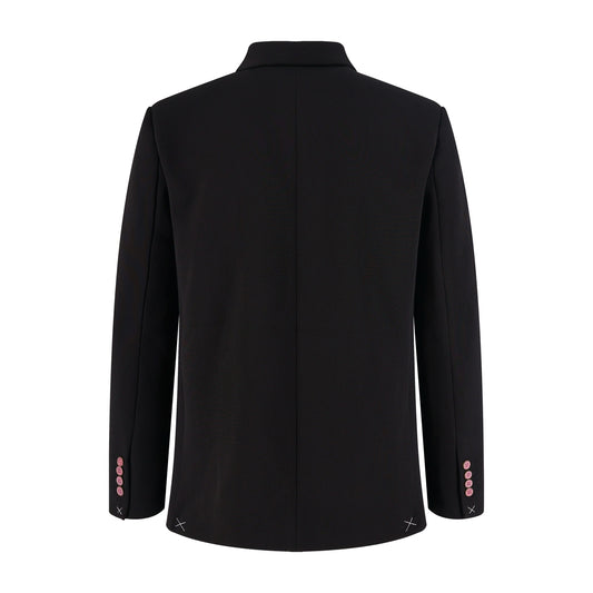 Louis solid color suit blazer