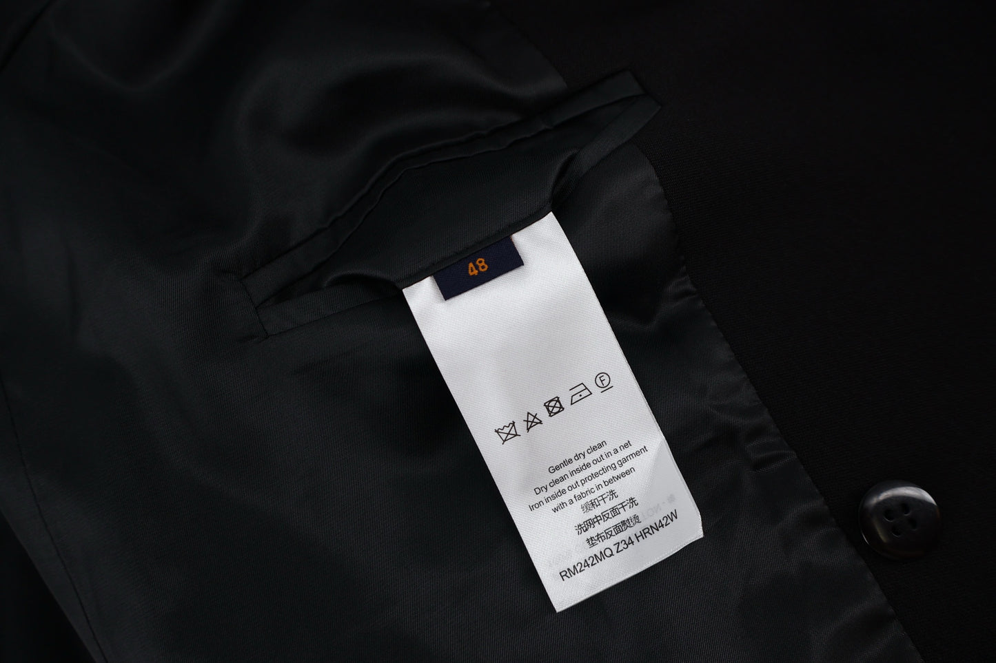 Louis solid color suit blazer