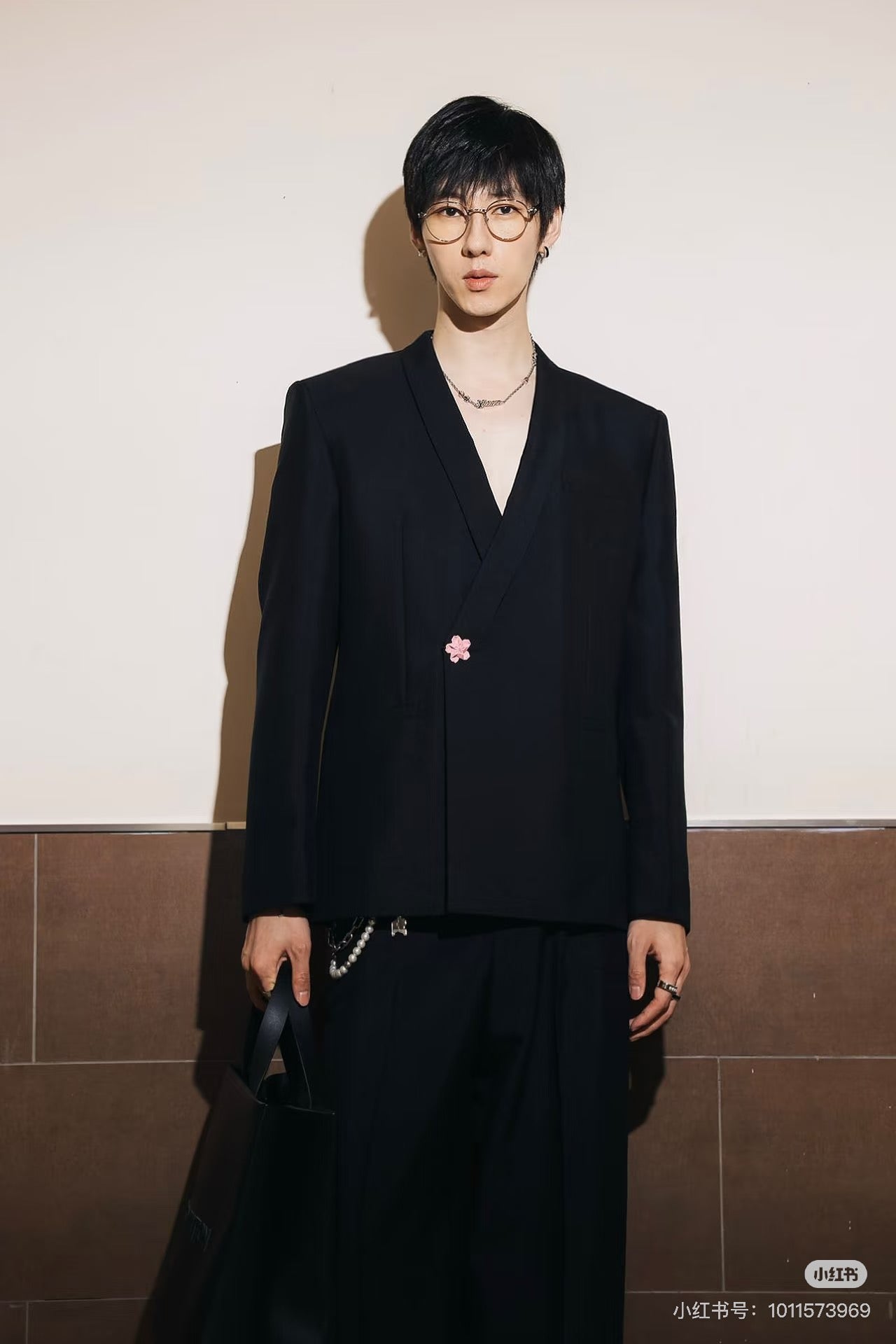 Louis solid color suit blazer