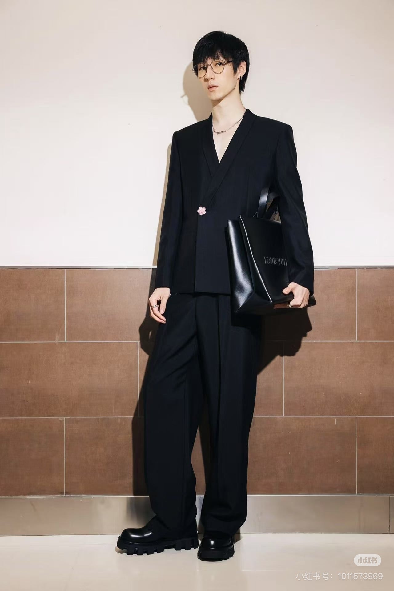 Louis solid color suit blazer