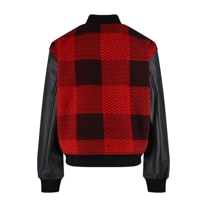 Louis splicing varsity jacket