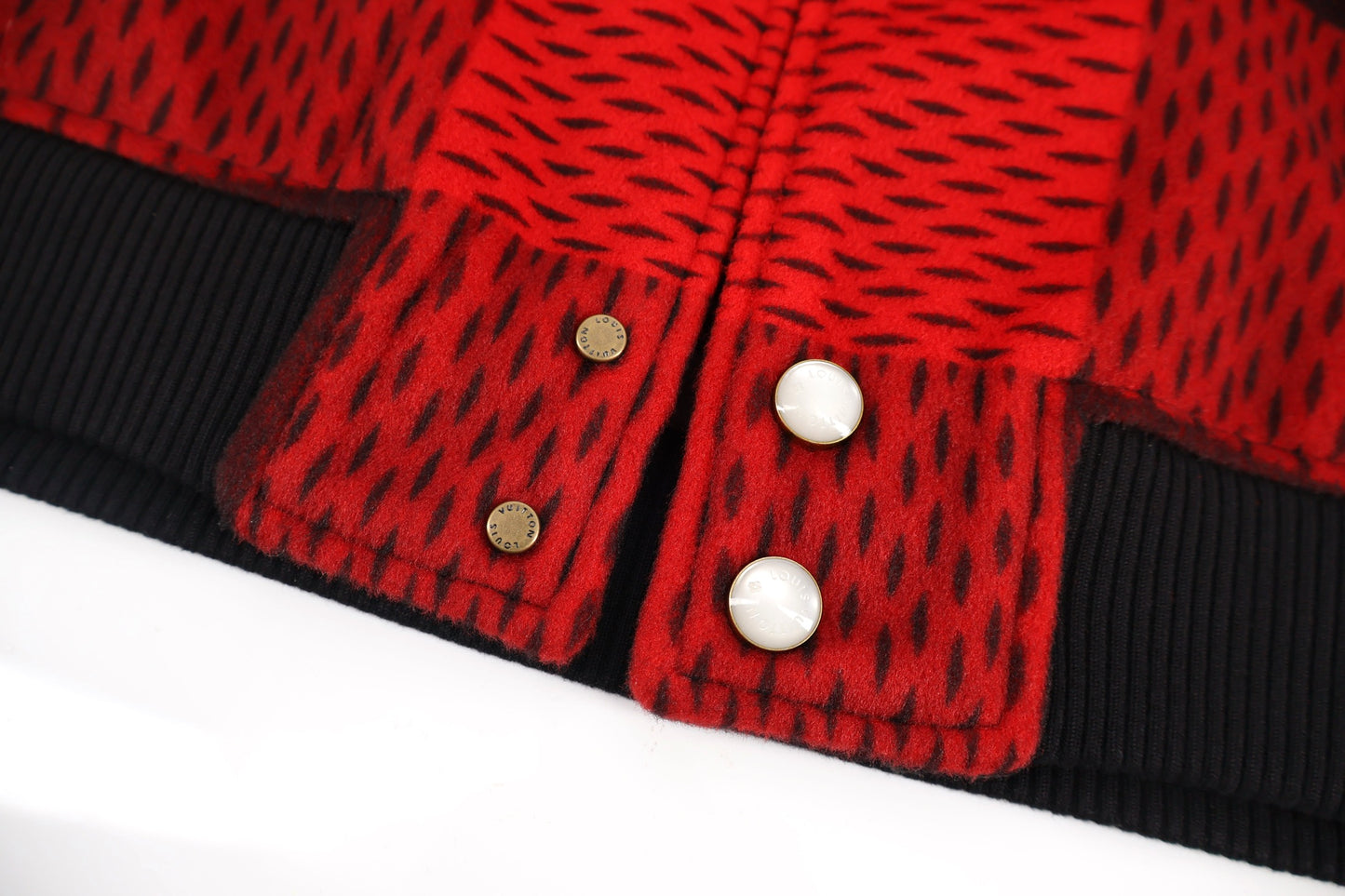 Louis splicing varsity jacket