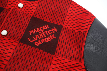 Louis splicing varsity jacket