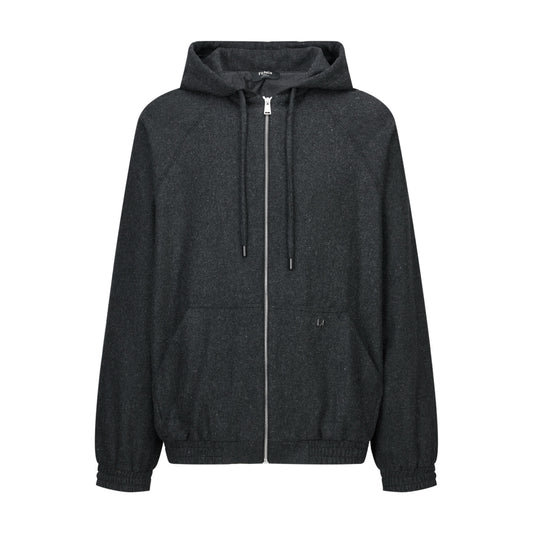 Fend hooded sports jacket