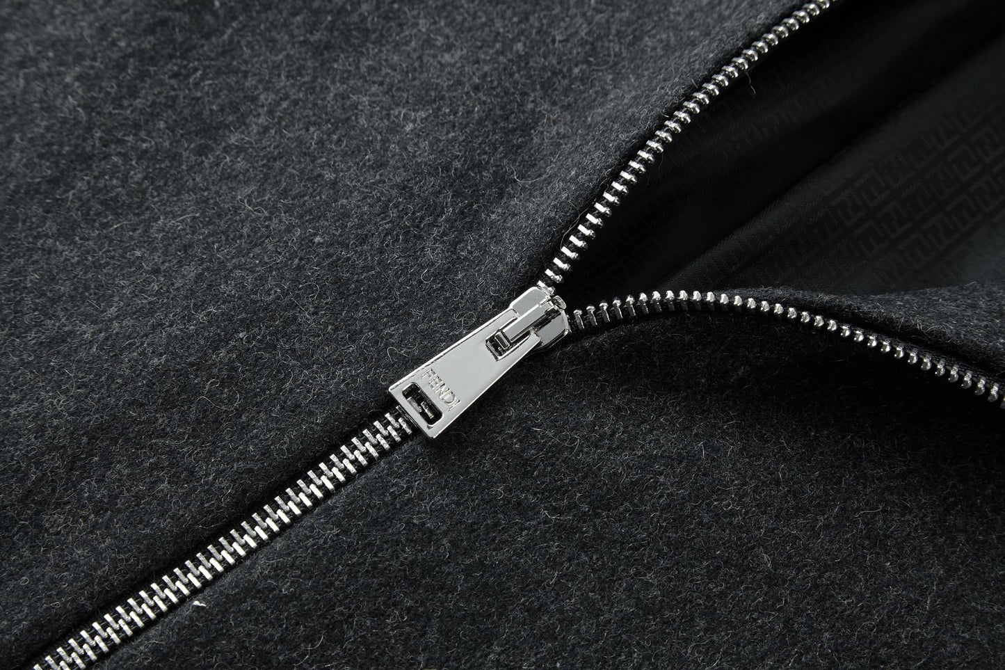 Fend hooded sports jacket