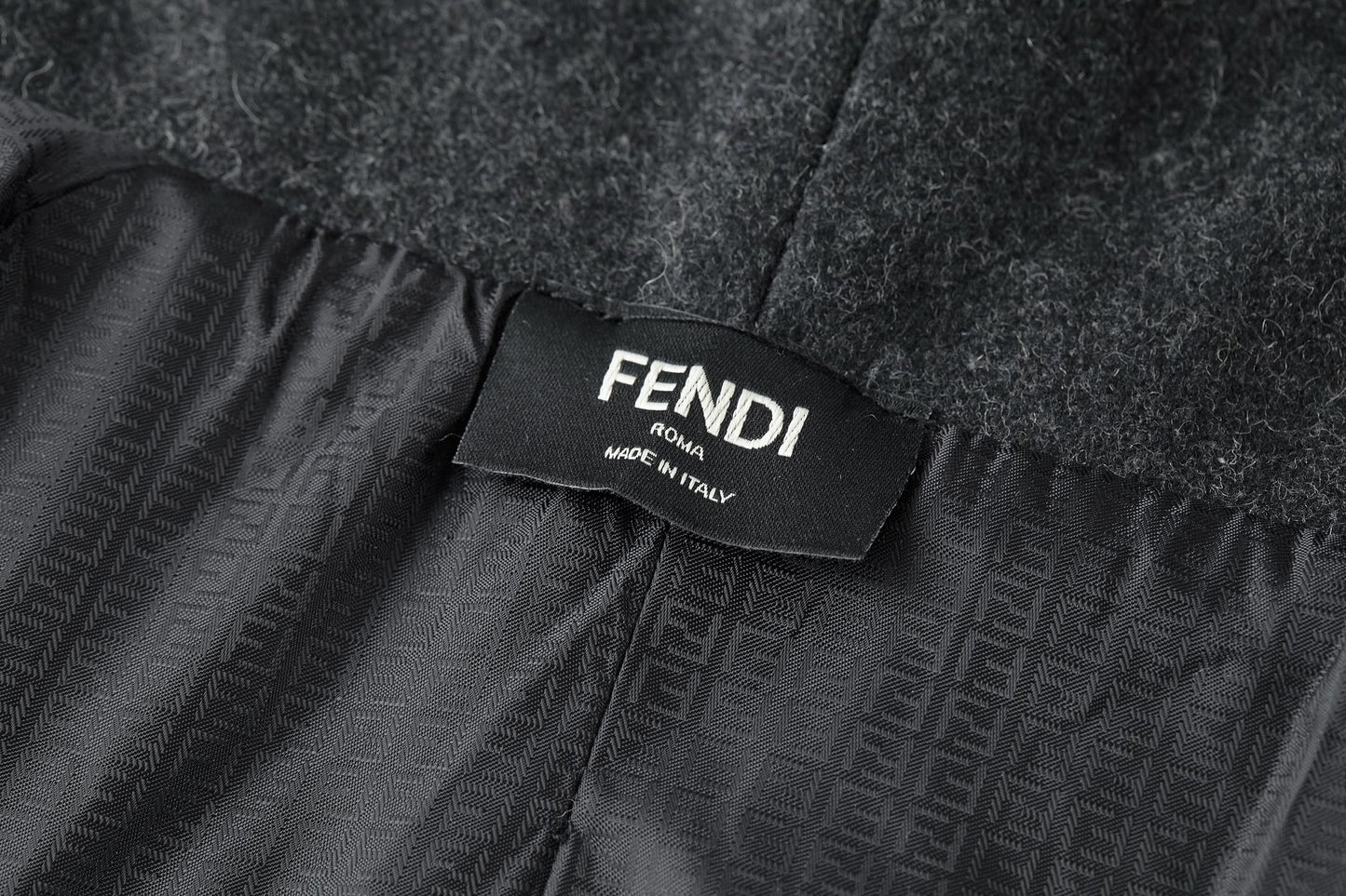 Fend hooded sports jacket