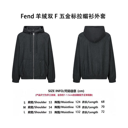 Fend hooded sports jacket