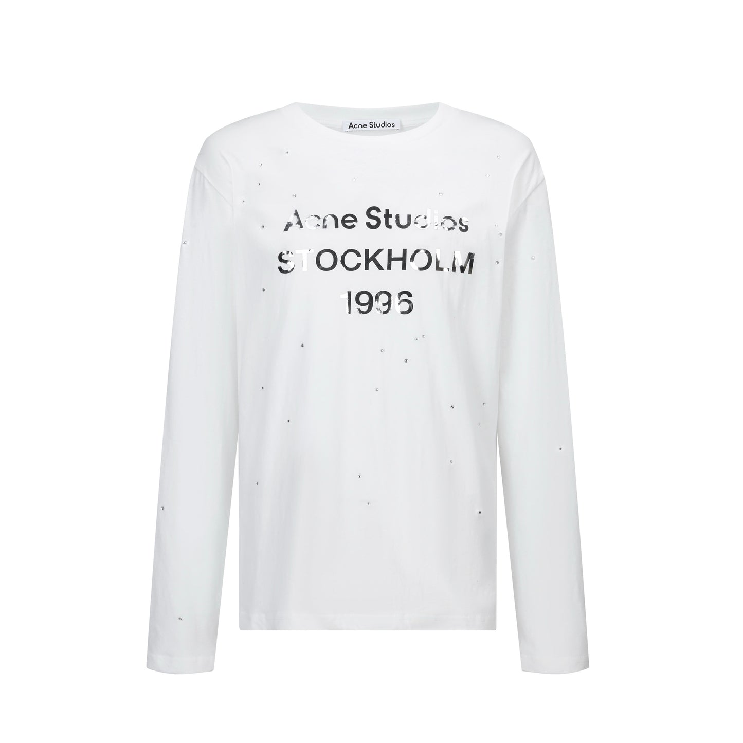 Acne rhinestone sweatshirt