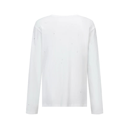 Acne rhinestone sweatshirt