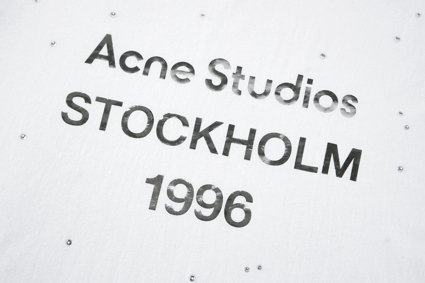 Acne rhinestone sweatshirt