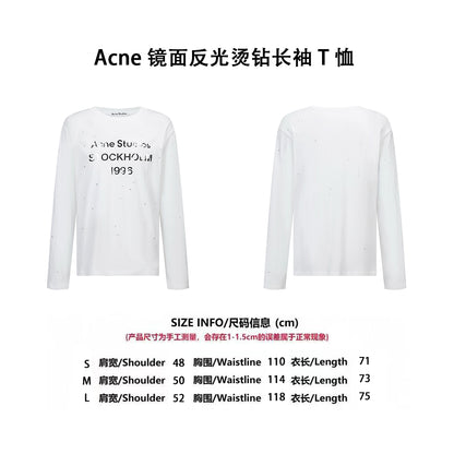 Acne rhinestone sweatshirt