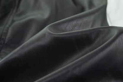 Balen applique leather jacket