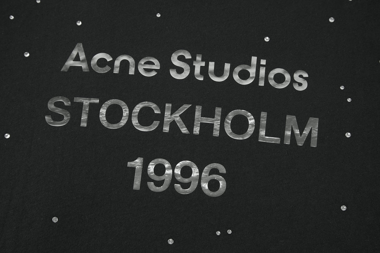 Acne rhinestone sweatshirt