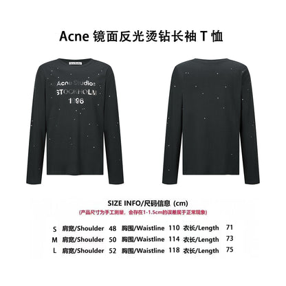 Acne rhinestone sweatshirt