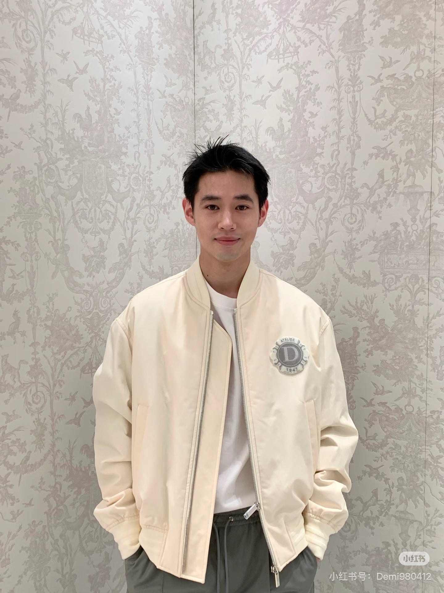 CD embroidered jacket