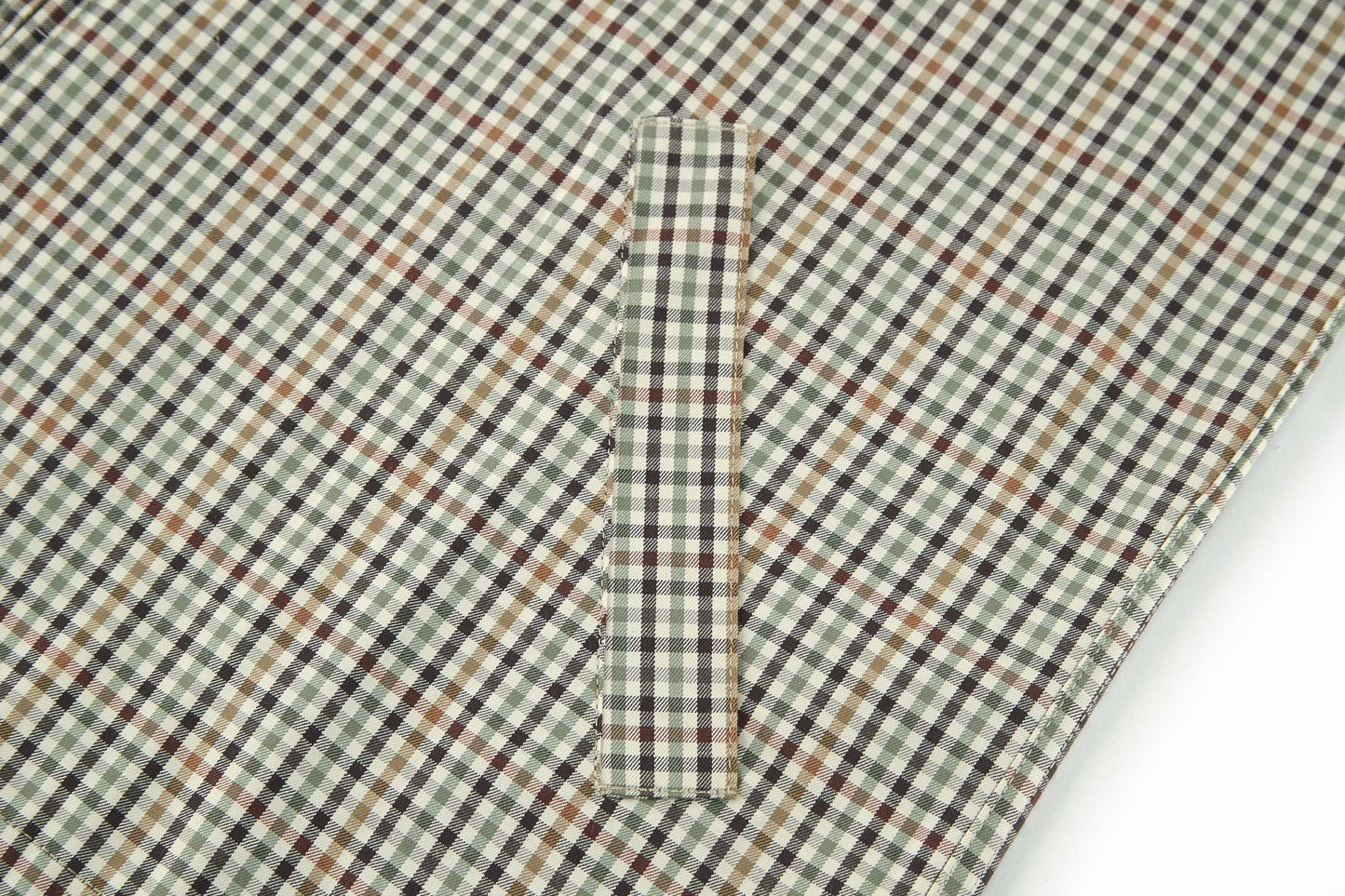 Balen plaid full-zip shirt