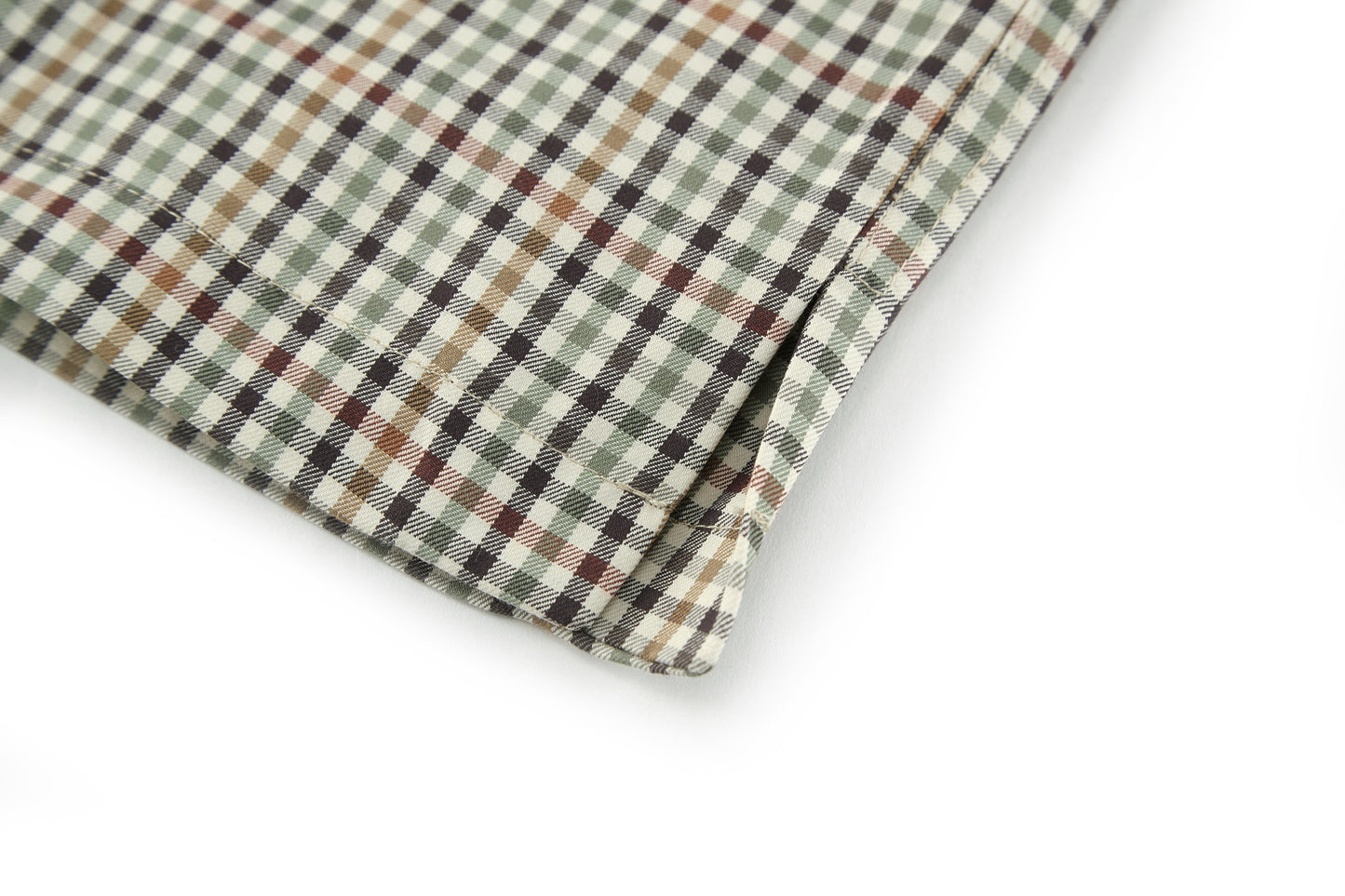 Balen plaid full-zip shirt