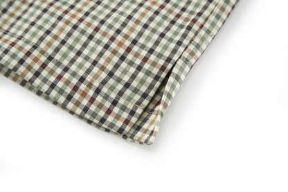 Balen plaid full-zip shirt