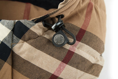 Burbery plaid down jacket