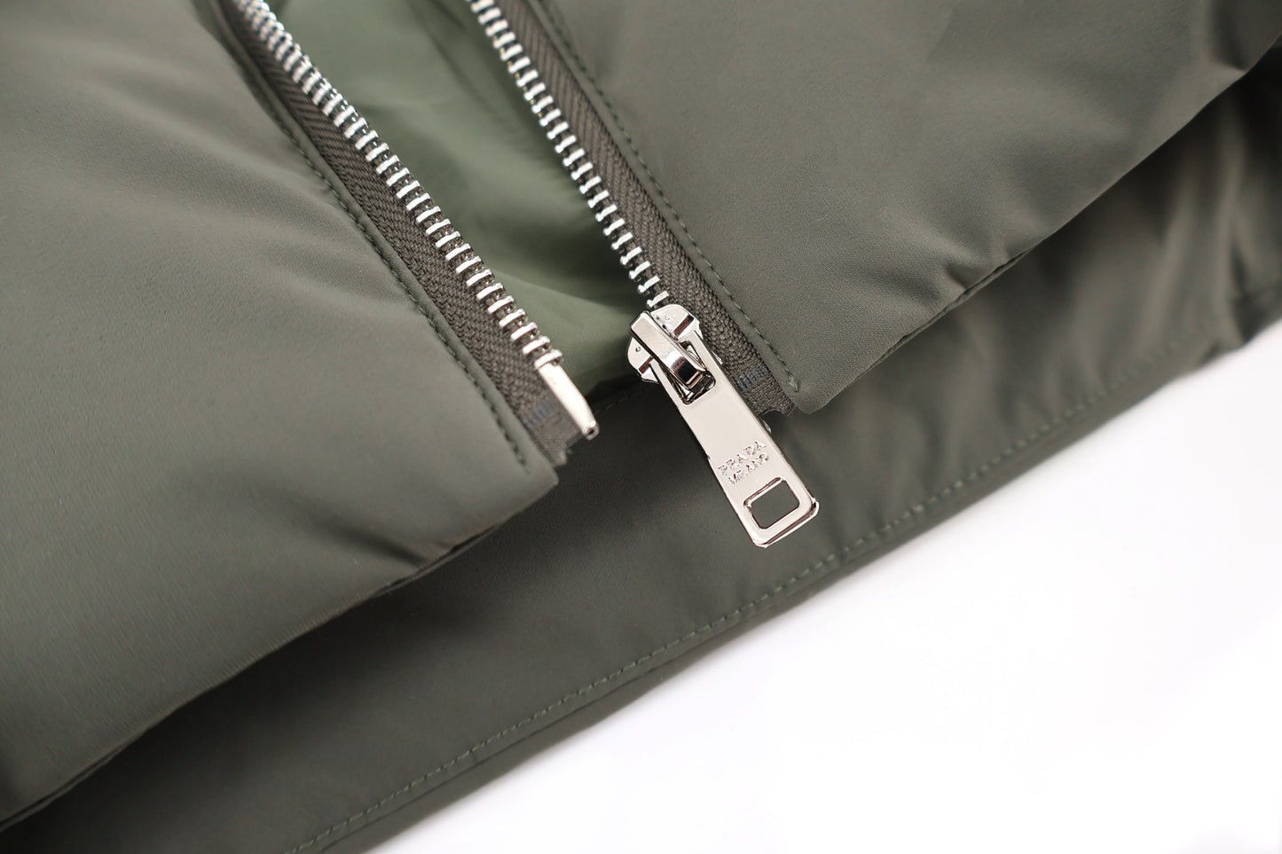 Pra logo badge down jacket