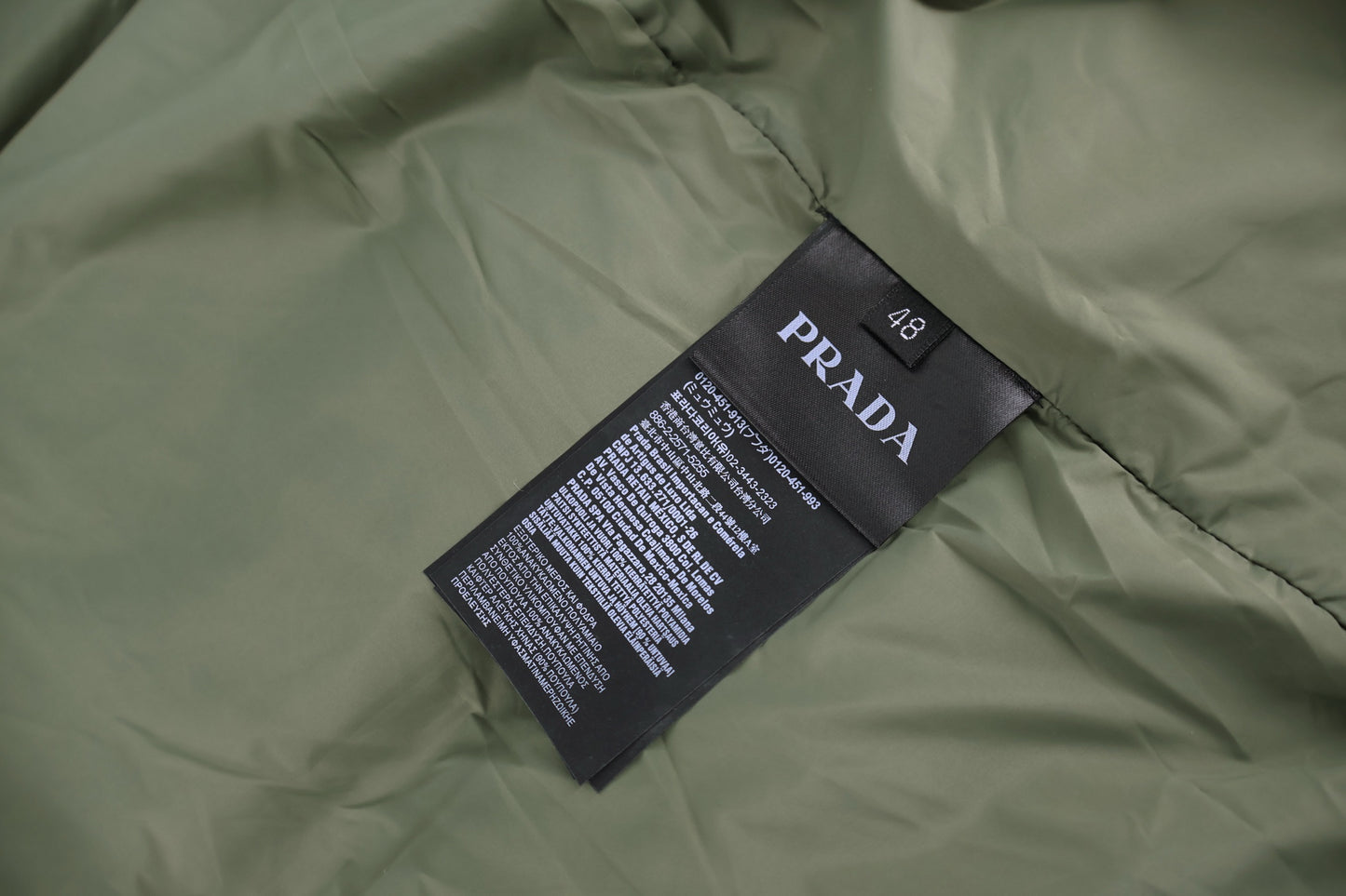 Pra logo badge down jacket