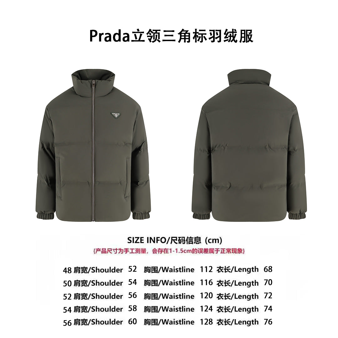 Pra logo badge down jacket