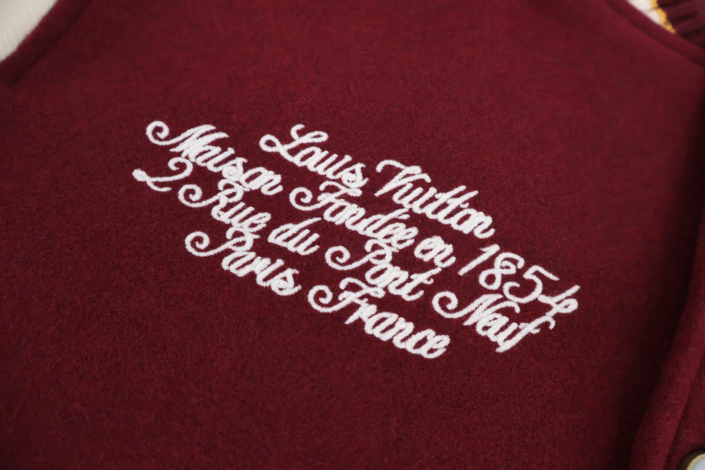 Louis collaboration varsity jacket